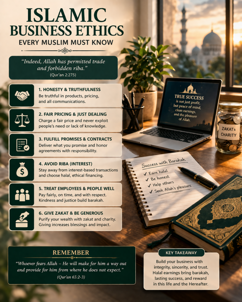 Islamic Business Ethics Every Muslim Must Know
